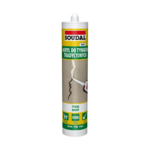 SOUDAL Akryl do tynków biały 280ml (op.15szt)