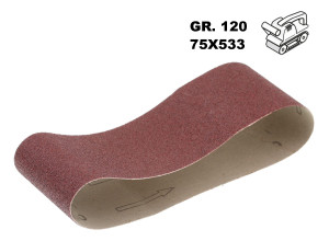GermaFlex Taśma bezkońcowa z płótna ściernego 75x533 120 (XCL 33923)rn