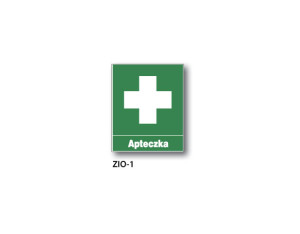 BIS znak informacyjny BHP Apteczka ZIO-1