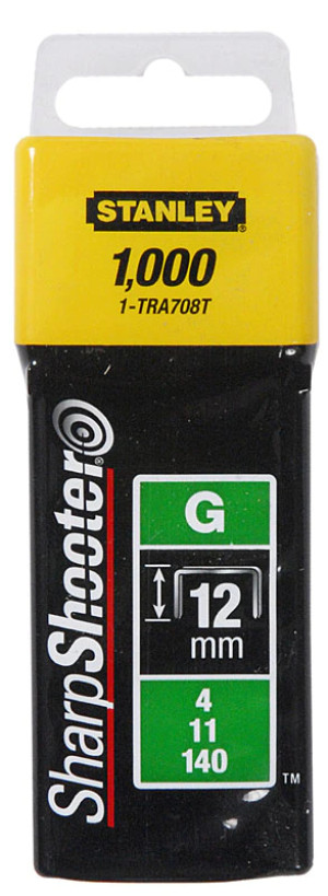 STANLEY Zszywki G 12mm 4/11/140 ( 1-TRA708T)
