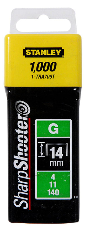 STANLEY zszywki typ G 14 mm do zszywacza