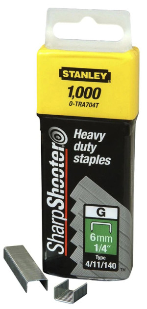 STANLEY zszywki typ G 6 mm do zszywacza