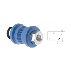 Zawór ręczny suwakowy 3/2 SVBF18 1/8" RQS