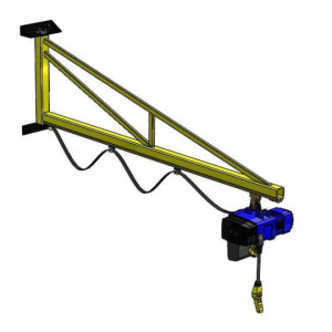 Żuraw warsztatowy przyścienny p24 NIKO 24.J064 4000mm 80kg