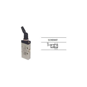 Zawór ręczny z joystickiem 5/2 G-522A-06 1/8" TEKMA