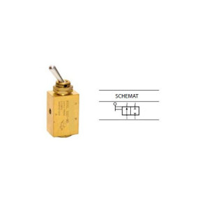 Zawór ręczny z joystickiem G-22-M5 2/2 NC TEKMA