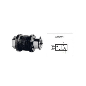 Zawór ręczny suwakowy SH-06 G1/8" TEKMA 3/2