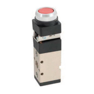 Zawór ręczny z przyciskiem 5/2 G-522PP 1/4" TEKMA