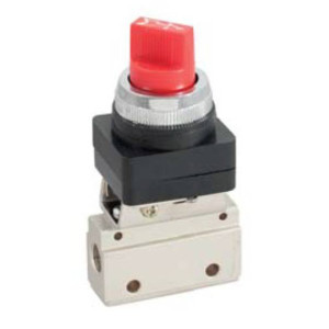 Zawór ręczny typu pokrętło TEKMA G-321-TB 3/2 NC G1/8"