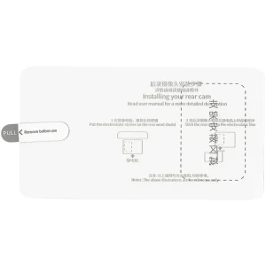 Naklejka elektrostatyczna do kamer wstecznych RC06 / RC09 / RC11 / RC12
