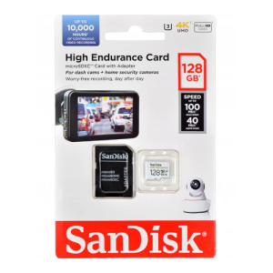Karta pamięci SanDisk microSDXC 128GB High Endurance z adapterem