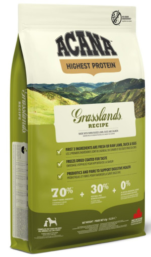 ACANA HIGHEST PROTEIN Grasslands Dog 6 kg