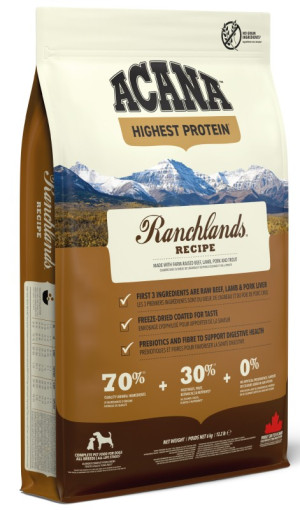 ACANA HIGHEST PROTEIN Ranchlands Dog 6 kg