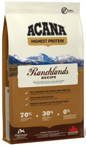 ACANA HIGHEST PROTEIN Ranchlands Dog 11,4 kg