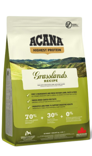 ACANA HIGHEST PROTEIN Grasslands Dog 2 kg