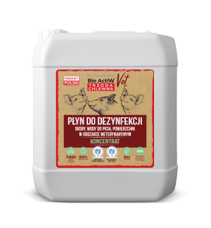 Bio ActiW Vet Professional Trzoda [profesjonalny koncentrat do utrzymania higieny weterynaryjnej w produkcji trzody chlewnej]