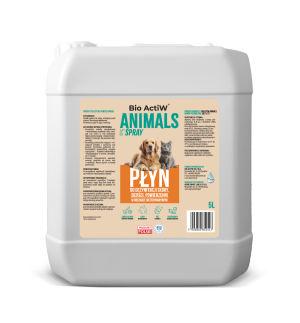 Bio ActiW Animals Spray [płyn do dezynfekcji skóry i sierści zwierząt oraz powierzchni, bez alkoholu]