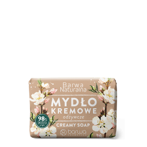 Mydło Kremowe do rąk i ciała odżywcze Barwa Naturalna 100 g