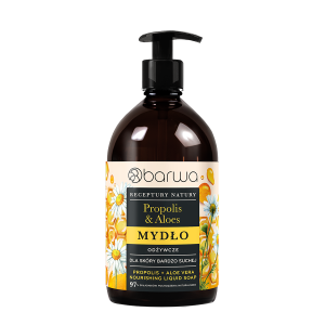 Mydło w płynie odżywcze Propolis + Aloes Receptury Natury 480 ml