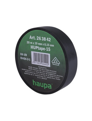 Taśma izolacyjna VDE 20m/19mm CZARNA 263842 HAUPA