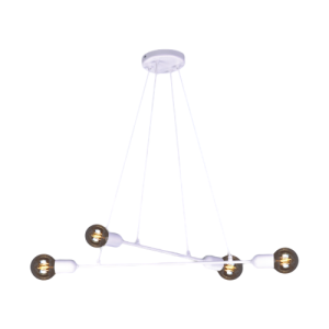 Lampa wisząca biała 4x60W E27 SITYA K-4390 KAJA