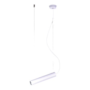 Lampa wisząca biała 1x50W GU10 MILE K-4410 KAJA
