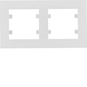Ramka 2 podwójna pozioma LUMINA biała WL5720 HAGER