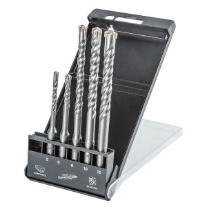Zestaw wierteł do betonu SDS PLUS, QUATRO, zestaw 5szt. 57H572 GRAPHITE