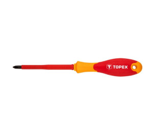 Wkrętak krzyżowy 1000 V PH1 x 80 mm 39D476 TOPEX