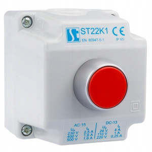 Kaseta sterownicza K1 z przyciskiem STOP ST22K1/02 SPAMEL