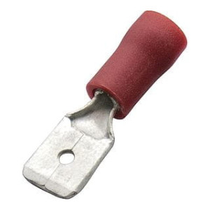 Wsuwka izolowana 4,0 - 6 / 0,8 x 6,3 x 0,8 PVC niebieska (10szt.) 260426/10/B HAUPA