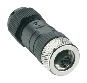 Wtyk M12 PIN 4 żeńskie kod A-DeviceNet / CANopen na przewód 2643446 NEWTECH