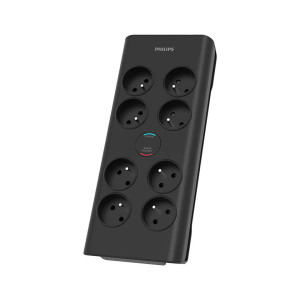 Listwa antyprzepięciowa 8 gniazd z uziemieniem, 2m SPN7080BA/60 PHILIPS