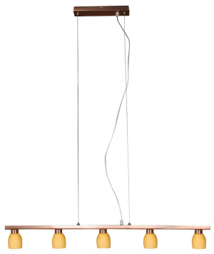 Lampa sufitowa DAKOTA 5x40W G9 MIEDŹ 35-10691 CANDELLUX