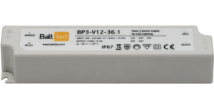 Zasilacz do oświetlenia LED 36W 12V IP67 BP3-V12-36.1 BALTLED