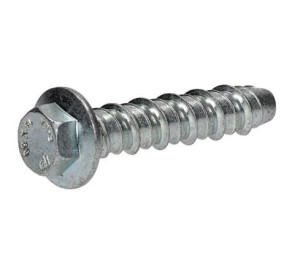 Wkręt do betonu R-LX M8x90mm łeb heksagonalny z kołnierzem ocynk galwaniczny R-LX-08X090-HF-ZP RAWLPLUG