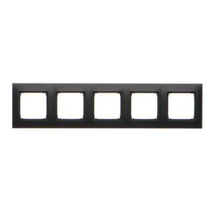 Ramka 5 pięciokrotna czarny mat DR5/49 KONTAKT-SIMON