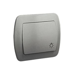 Przycisk "światło" aluminiowy AS1/26 KONTAKT-SIMON