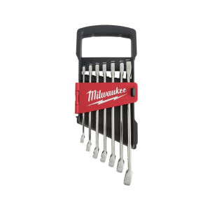 Zestaw kluczy płasko-oczkowych MAXBITE 7 szt. - metryczny, od 8 do 17 mm 4932464257 MILWAUKEE