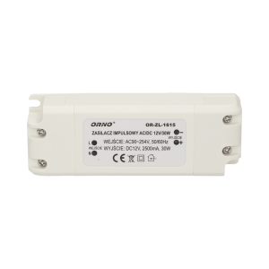 Zasilacz do LED 12VDC 30W, IP20 OR-ZL-1612 ORNO