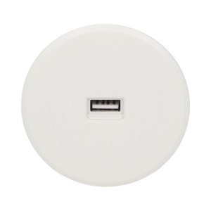 Bezprzewodowa ładowarka indukcyjna z dodatkowym portem USB, biały OR-AE-1367/W ORNO