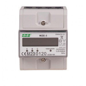 Licznik zużycia energii WZE-3 F&F