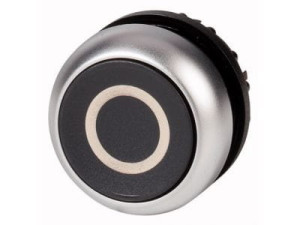 Przycisk płaski symbol X0, M22-D-S-X0, czarny RMQ-Titan M22 EATON