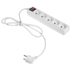 Przedłużacz stały z pięciokrotnym gniazdem wtyczkowym W-97496 PLASTROL