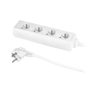 Przedłużacz stały z czterokrotnym gniazdem wtyczkowym W-97482 PLASTROL
