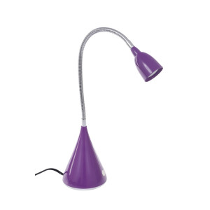 Lampa biurkowa fioletowa LED 1x2,5W DEL-1415 VITALUX