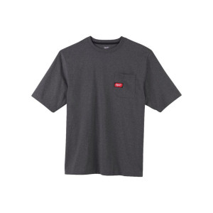 T-shirt z kieszonką szary, rozmiar M WTSSG-M 4933478232 MILWAUKEE