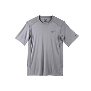 Koszulka z krótkim rękawem szara WORKSKIN™, rozmiar XL WWSSG-XL 4933478197 MILWAUKEE