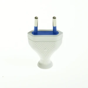 Wtyczka rozbieralna płaska, 2,5A/250V, II kl. izol., biały W-99524 PLASTROL
