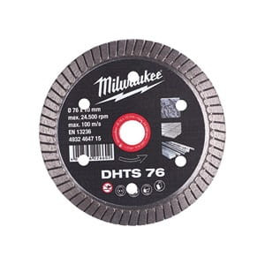 Tarcza diamentowa tnąca DHTS 76 x 10 mm MILWAUKEE